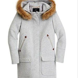 NWT-0,2,2P,T4, -J Chateau parka in Italian stadium-cloth wool $375